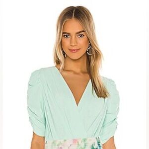 Amanda Uprichard Bodysuit in Seamist